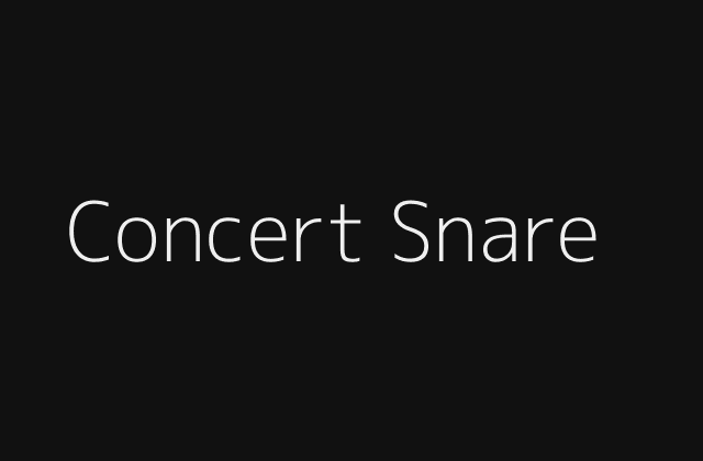 Carbon-Lug Concert Snare